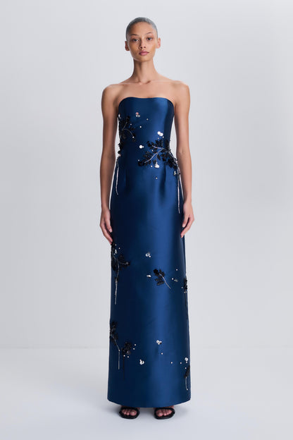 SIMKHAI Zirelle Embellished Gown in Ink
