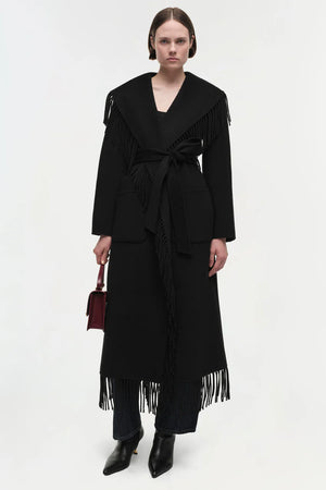 Carrie Fringe Robe Coat