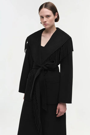Carrie Fringe Robe Coat
