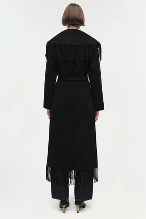 Carrie Fringe Robe Coat