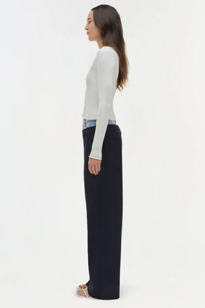 Ophelia Double Waistband Combo Pants