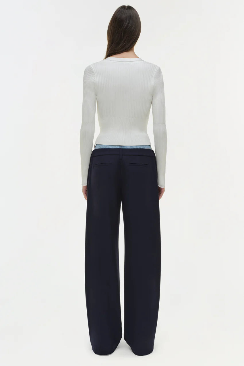 Ophelia Double Waistband Combo Pants