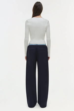 Ophelia Double Waistband Combo Pants