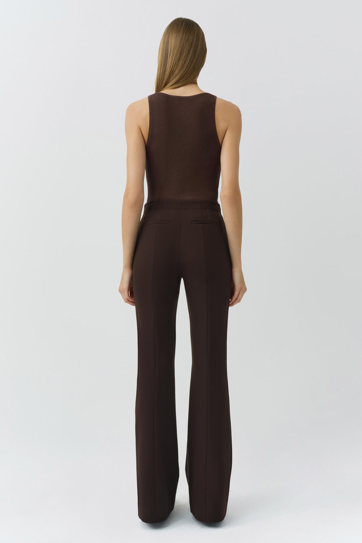 SIMKHAI Kenna Trouser in Chocolate