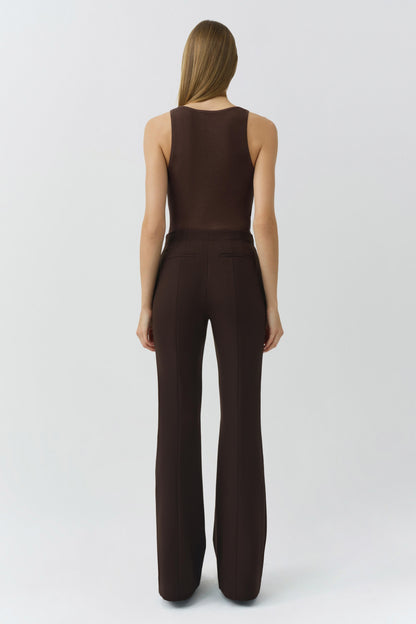 SIMKHAI Kenna Trouser in Chocolate