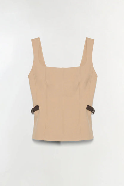 Windsor Belted Top