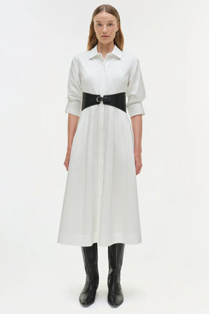 Olsen Belted Midi Dress