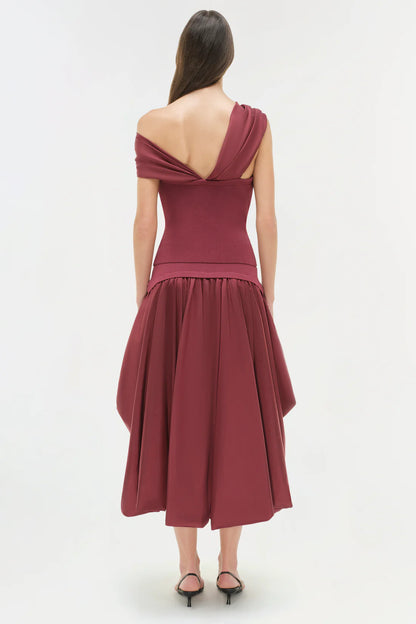 Celiana Combo Off-The-Shoulder Top