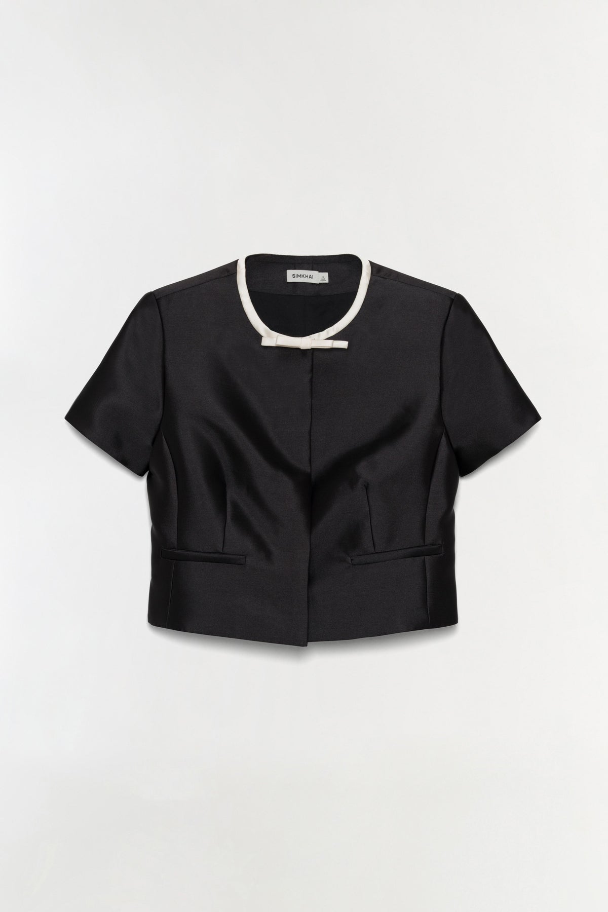 SIMKHAI Naelle Top in Black Frost Multi