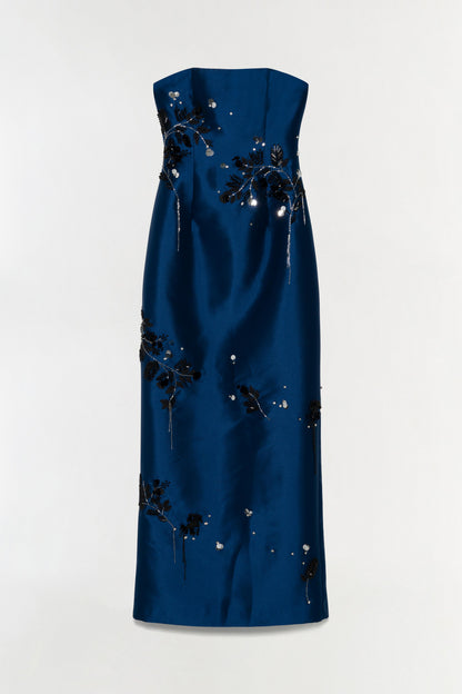 SIMKHAI Zirelle Embellished Gown in Ink