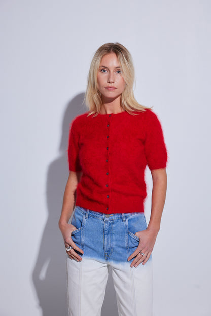 Brushed Chamonix Tee Cardi
