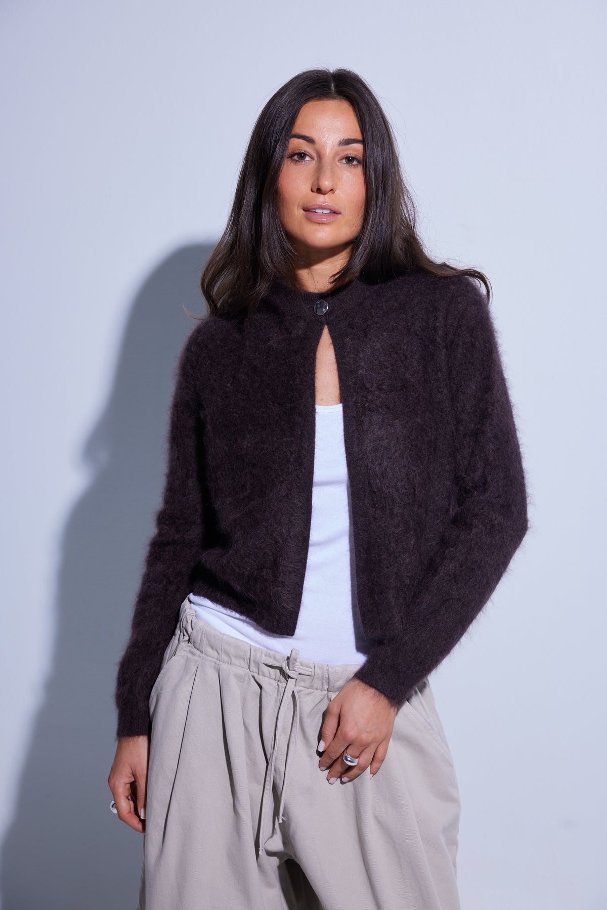 Brushed Dolomite Drift Cardi