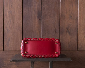 Medium Lady Dior Bag | Red