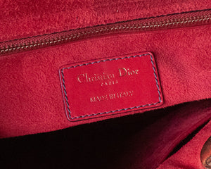 Medium Lady Dior Bag | Red