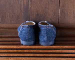 Denim Ballet Flats Sz 40 | Blue