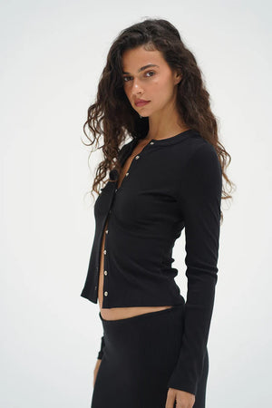 Felice Ribbed Cardigan