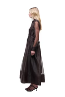 Montgomery Organza Shirtwaist Gown