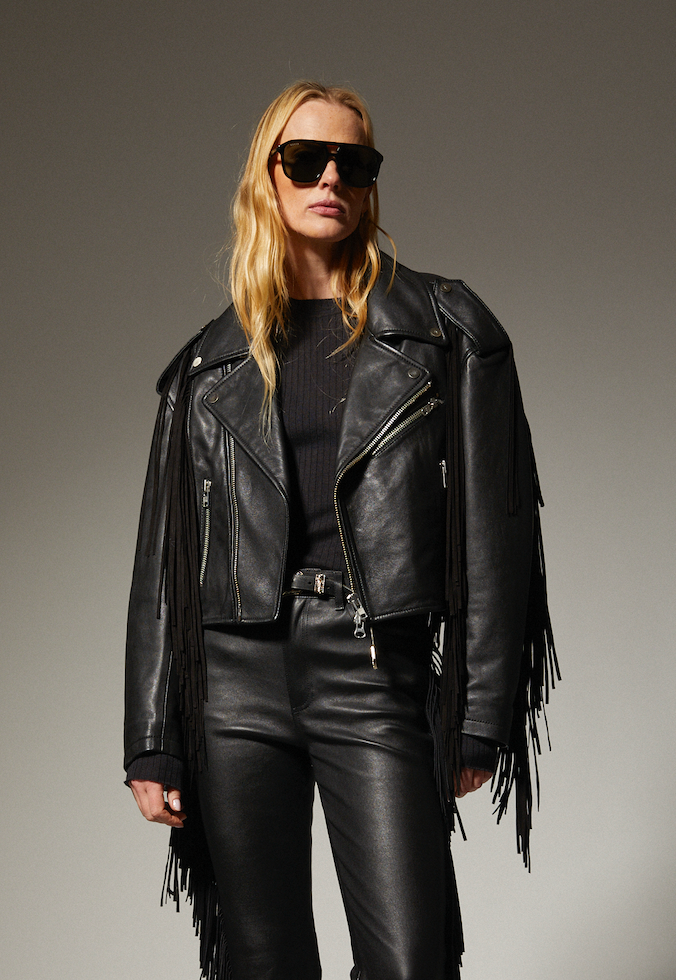 Moto Fringe Jacket