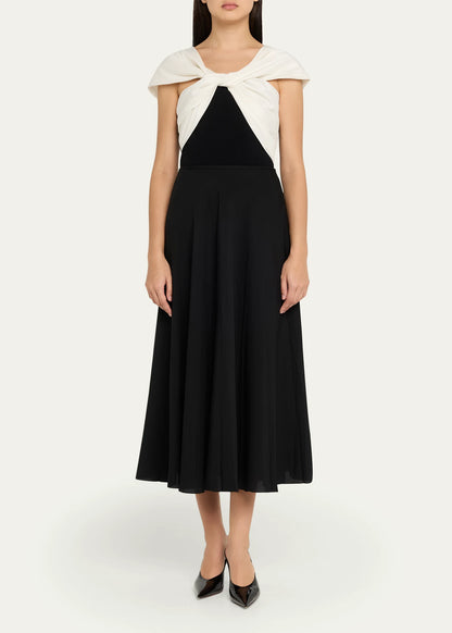 Celiana Combo Off-The-Shoulder Top