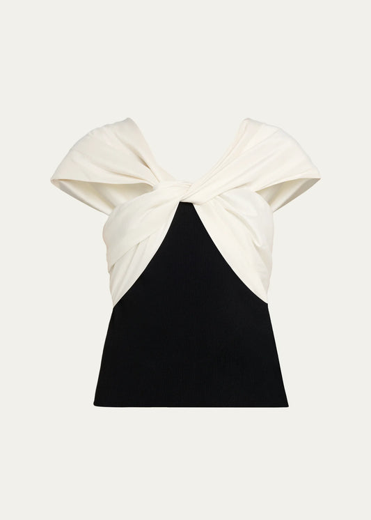 Celiana Combo Off-The-Shoulder Top